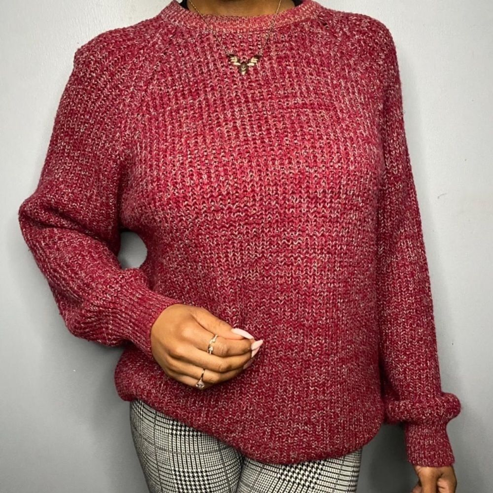 Red Knit Sweater❣️ - Picture 2 of 4